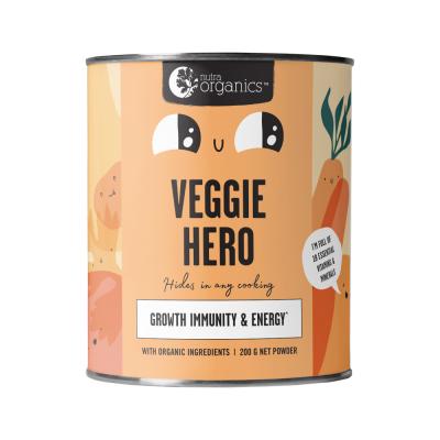 Nutra Organics Organic Veggie Hero (Growth Immunity & Energy) 200g
